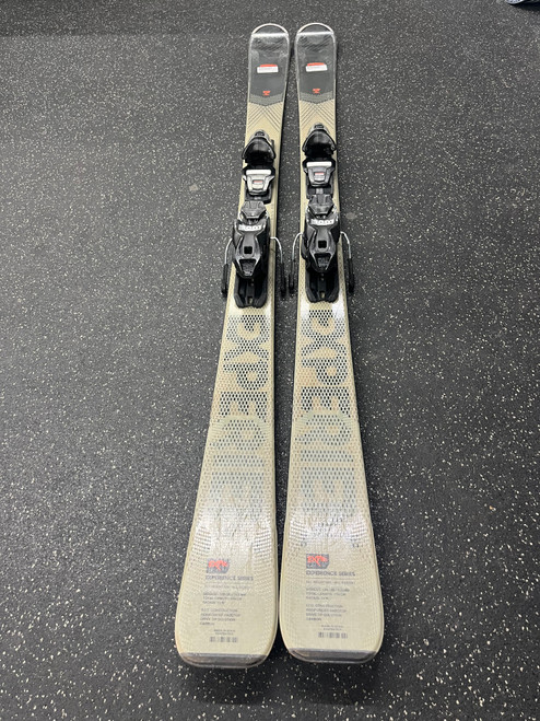Vist Large View of Product Image Which is Used Rossignol EXP 80 Mens DH Ski/Binding Tan 174 cm