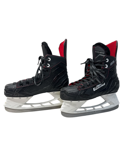 Vist Large View of Product Image Which is Used Bauer NS Junior Sz 2.5 Hockey Skates - Black and Red