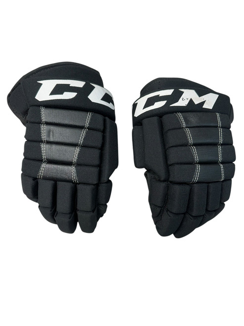 Vist Large View of Product Image Which is Used CCM 4R Junior Gloves Black 12"