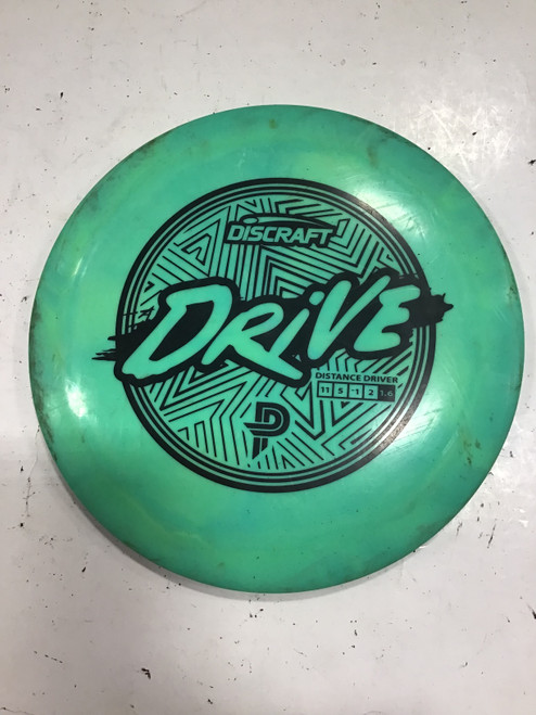 Vist Large View of Product Image Which is Used Discraft ESP DRIVE Disc Golf Driver Green 176g