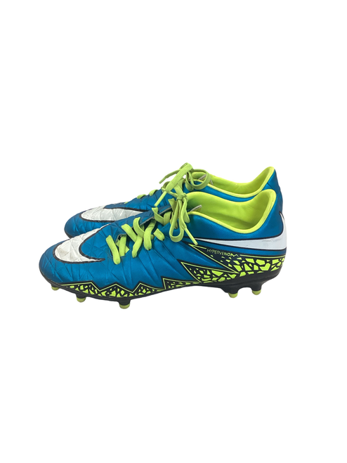 Vist Large View of Product Image Which is Used Nike Soccer Cleats Teal Youth 07.5