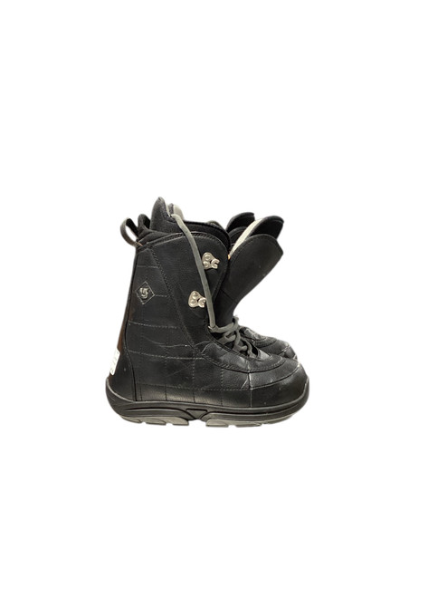 Vist Large View of Product Image Which is Used Burton ION GROM Boys Snowboard Boots Black Junior 06