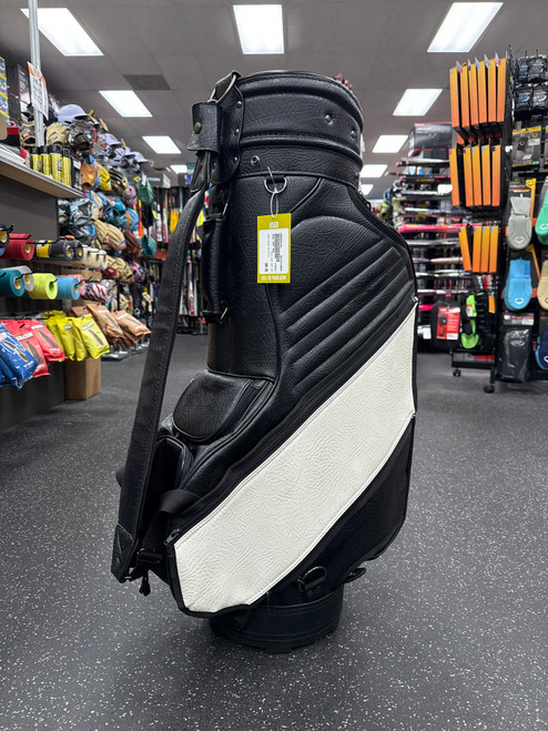 Vist Large View of Product Image Which is Used SEAL CART BAG Mens Cart Bag Black And White