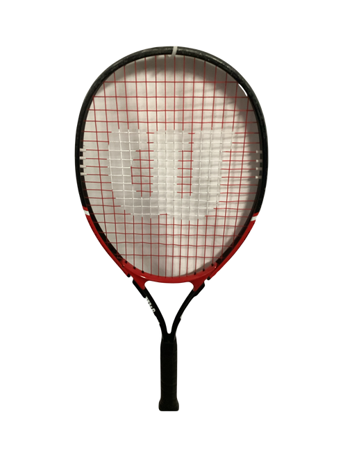 Vist Large View of Product Image Which is Used Wilson FUSION XL Adult Tennis Racquet Red Unknown