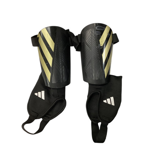 Vist Large View of Product Image Which is Used Adidas Soccer Shin Guards Junior Black LG
