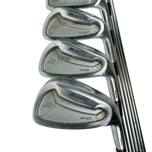 Vist Large View of Product Image Which is Used Mizuno MX-23 Men's RH Iron Set 4I-PW Regular Flex Steel Shaft