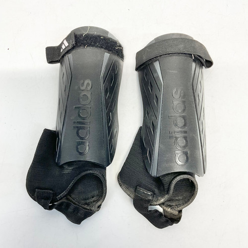 Vist Large View of Product Image Which is Used Adidas Soccer Shin Guards Youth Black XS