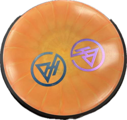 Vist Large View of Product Image Which is Used MVP REACTOR Disc Golf Mid Range Orange