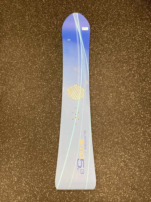 Vist Large View of Product Image Which is Used Burton AMP 5.3 Mens Snowboard Only Royal Blue 153 cm