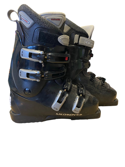Vist Large View of Product Image Which is Used Salomon AUTOFIT Boys DH Ski Boot Black 255 MP - M07.5 - W08.5