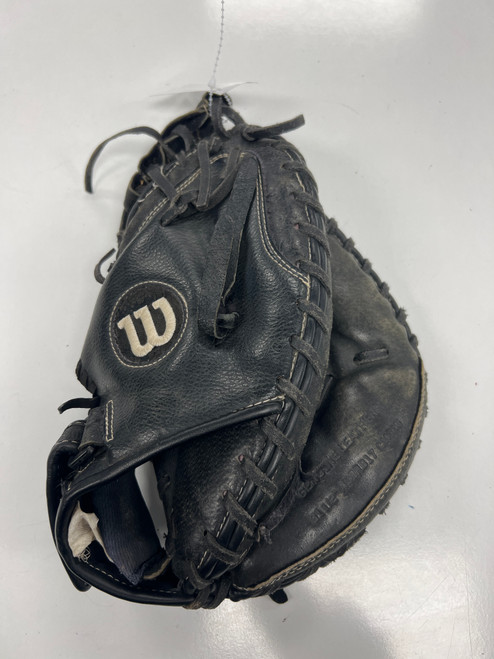 Vist Large View of Product Image Which is Used Wilson A360 CATCHERS MITT BB/SB Catchers RH Throw Black 31 1/2"
