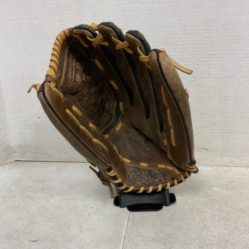 Vist Large View of Product Image Which is Used Rawlings RL140B BB/SB Glove RH Throw Brown 14"