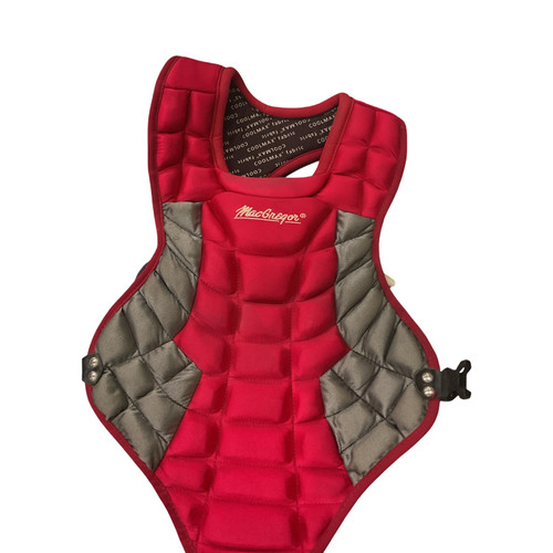 Vist Large View of Product Image Which is Used, MacGregor, CHEST, PROTECTOR, Catchers, Chest, Protector, Red Youth,