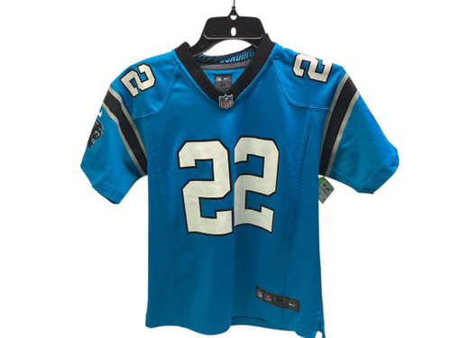 Vist Large View of Product Image Which is Used NFL CHRISTIAN MCCAFFREY CAROLINA PANTHERS S.S. Spirit Wear Y Carolina Blue MD