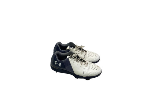 Vist Large View of Product Image Which is Used Under Armour Jr Golf Shoes Navy Blue Youth 07.0