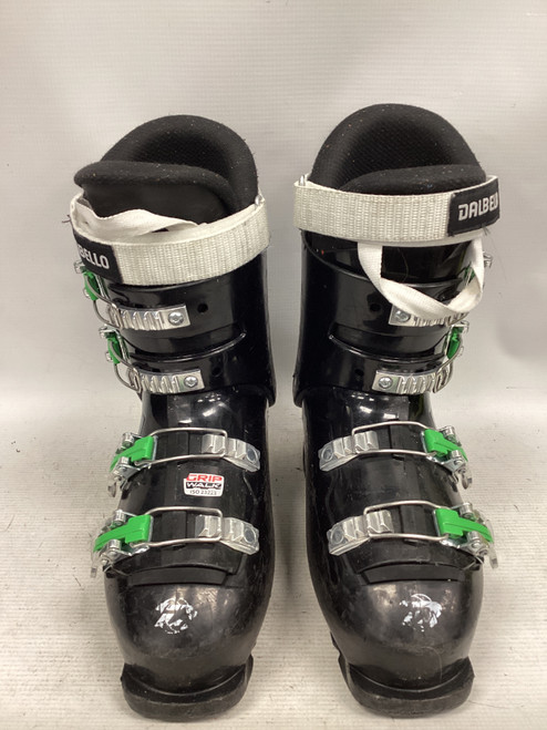Vist Large View of Product Image Which is Used Dalbello GREEN MENACE Boys DH Ski Boot Black 245 MP - M06.5 - W07.5