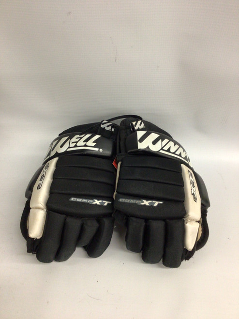 Vist Large View of Product Image Which is Used WinnWell COMP XT Youth Gloves Black 10"