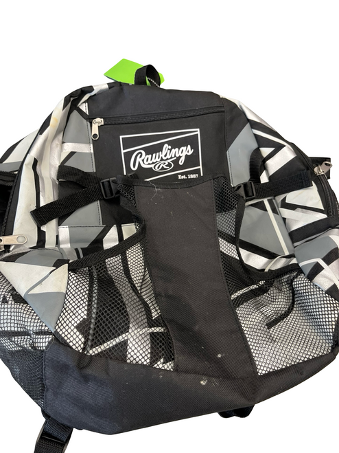 Vist Large View of Product Image Which is Used Rawlings BACKPACK BB/SB Player Backpack White
