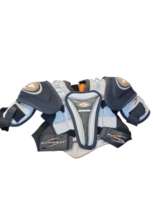 Vist Large View of Product Image Which is Used Easton SYNERGY Junior Shoulder Pads SM