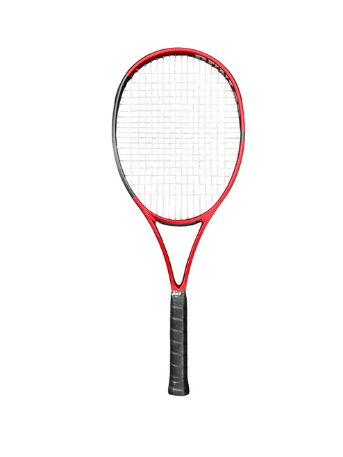 Vist Large View of Product Image Which is Used Dunlop CX200 OS Adult Tennis Racquet Red 4 3/8"