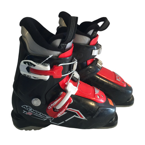 Used Nordica TEAM2 FIREARROW Boys DH Ski Boot Black 195 MP - Y13 11749-S000165238