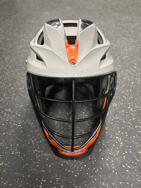 Vist Large View of Product Image Which is Used Cascade S Lacrosse Helmet Grey SM