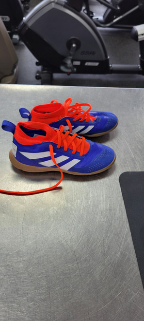 Vist Large View of Product Image Which is Used Adidas Soccer Turf Shoes Navy Blue Junior 03