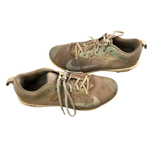 Vist Large View of Product Image Which is Used Nike VAPOR BASEBALL CLEATS SIZE 9.5 BB/SB Cleats Grey Senior 9.5