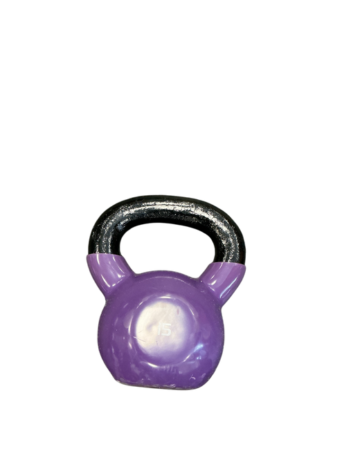 Vist Large View of Product Image Which is Used SPRI Kettle Dumbbell (Each) Purple 15 lb