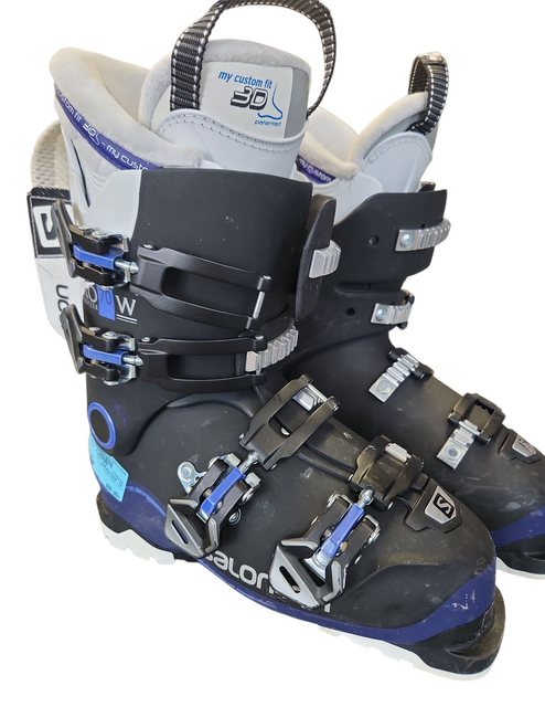 Vist Large View of Product Image Which is Used Salomon X-PRO ENERGYZER 70 W Womens DH Ski Boot Black 255 MP - M07.5 - W08.5