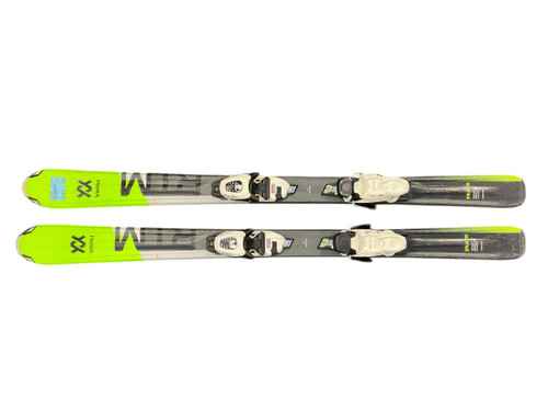 Vist Large View of Product Image Which is Used Volkl RTM JR Boys DH Ski/Binding Black 120 cm