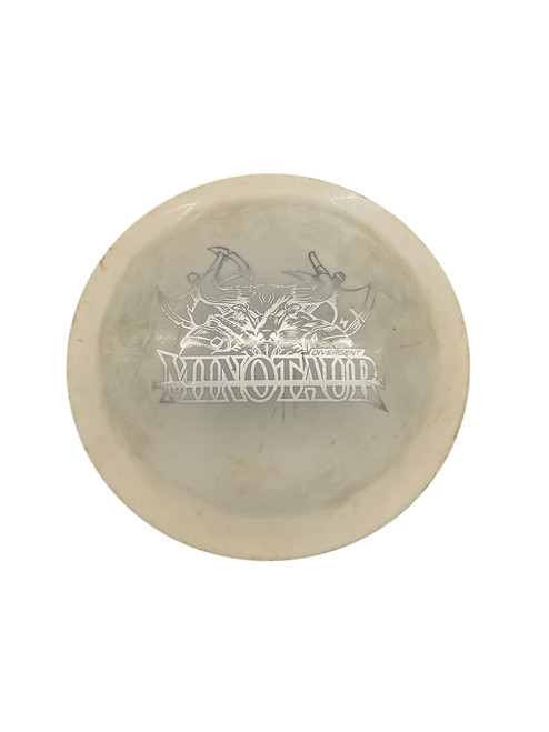 Vist Large View of Product Image Which is Used DIVERGENT MINOTAUR Disc Golf Driver White