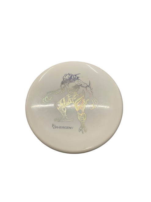 Vist Large View of Product Image Which is Used DIVERGENT NUNO Disc Golf Mid Range White