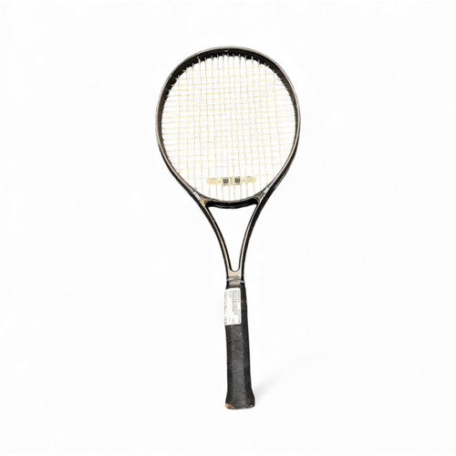 Vist Large View of Product Image Which is Used Prince - Adult Tennis Racquet Black 4 1/4"