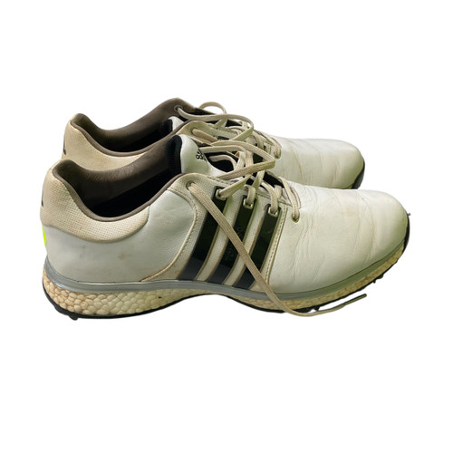 Vist Large View of Product Image Which is Used Adidas TOUR 360 Mens Golf Shoes White Senior 10