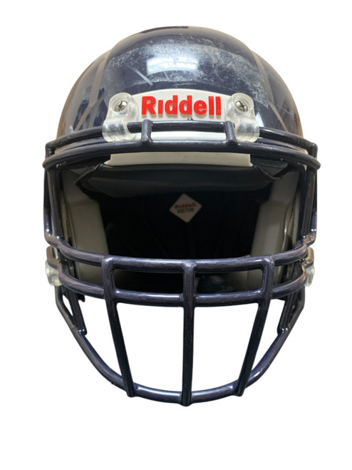 Vist Large View of Product Image Which is Used Riddell VICTOR YOUTH XS FB Helmet Navy Blue XS