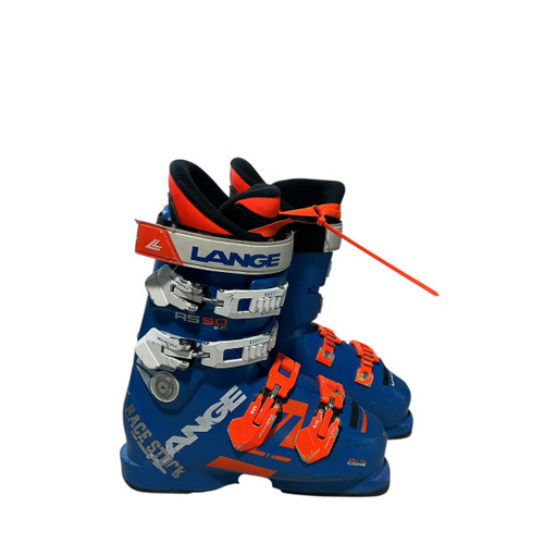 Vist Large View of Product Image Which is Used Lange RS 90 SC Boys DH Ski Boot Royal Blue 235 MP - J05.5 - W06.5