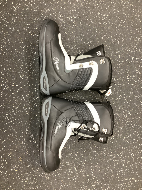 Vist Large View of Product Image Which is Used Morrow LOTUS Womens Snowboard Boots Black Senior 9