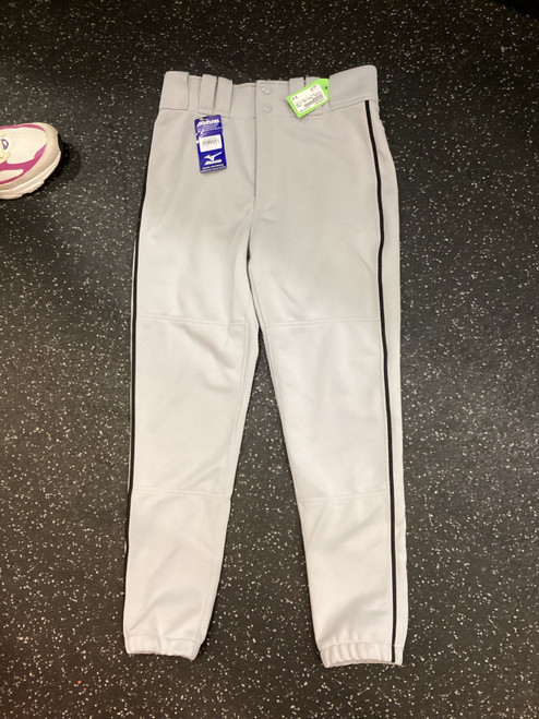 Vist Large View of Product Image Which is Used Mizuno GREY BASEBALL PANTS BB/SB Pant Mens Grey LG