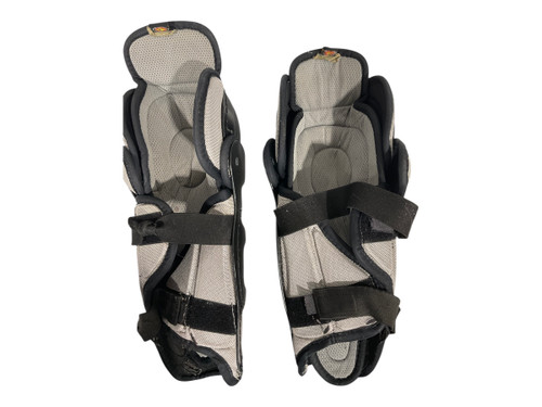 Vist Large View of Product Image Which is Used Easton SHINGUARDS Senior Shin Guards Black 14"