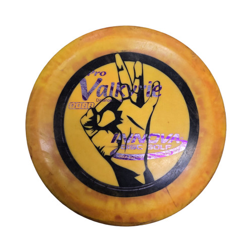 Vist Large View of Product Image Which is Used Innova PRO VALKYRIE Disc Golf Driver Gold