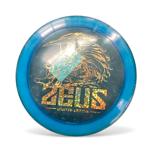 Vist Large View of Product Image Which is Used Discraft Z ZUES Disc Golf Driver Royal Blue