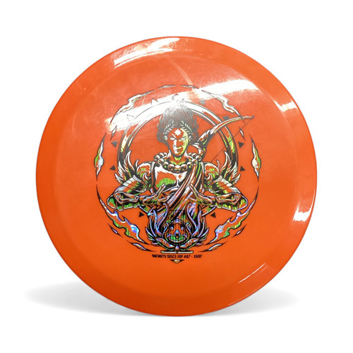 Vist Large View of Product Image Which is Used ALFA DISCS APOLLO Disc Golf Mid Range Orange