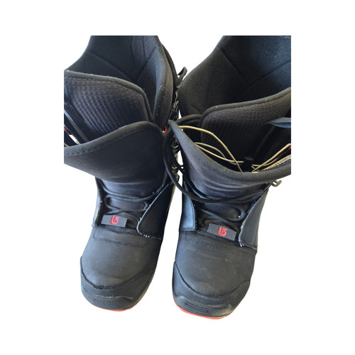 Vist Large View of Product Image Which is Used Burton PROGRESSION BOOTS Mens Snowboard Boots Black Senior 10.5
