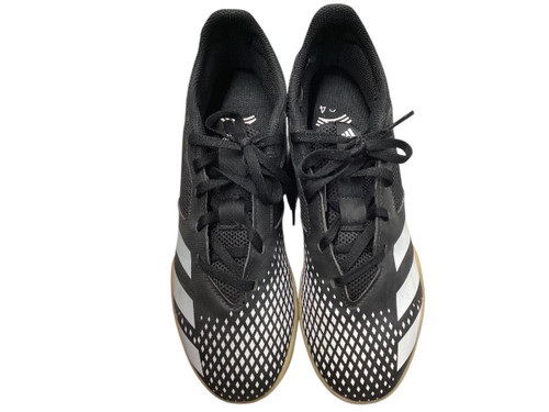Vist Large View of Product Image Which is Used Adidas Predator Soccer Indoor Shoes Black Senior 6