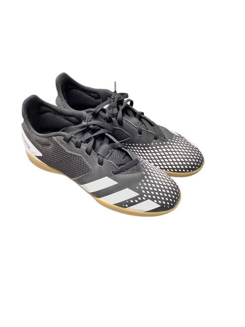 Vist Large View of Product Image Which is Used Adidas Predator Soccer Indoor Shoes Black Senior 6