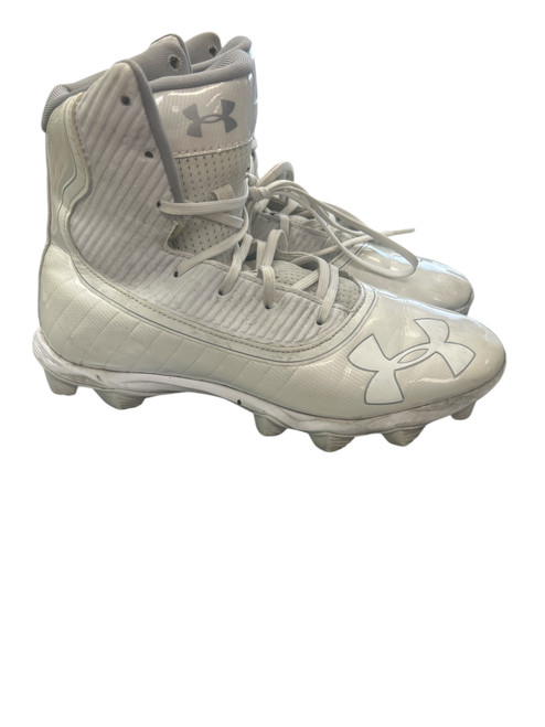 Vist Large View of Product Image Which is Used Under Armour 3021197-101 HIGHLIGHT CLEATS Adult FB Cleats White Senior 8
