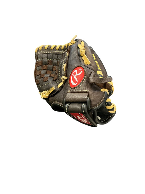 Vist Large View of Product Image Which is Used Rawlings H100BRNC BB/SB Glove RH Throw Brown 10"