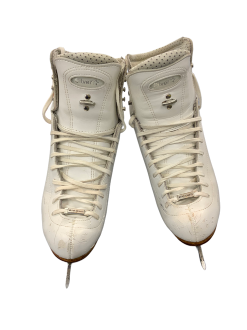 Vist Large View of Product Image Which is Used Riedell 875SS SILVER STAR WomensFigure Skate White Senior 5.5