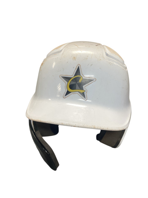 Vist Large View of Product Image Which is Used Easton EASTON C FLAP HELMET Batting Helmet No Mask White MD